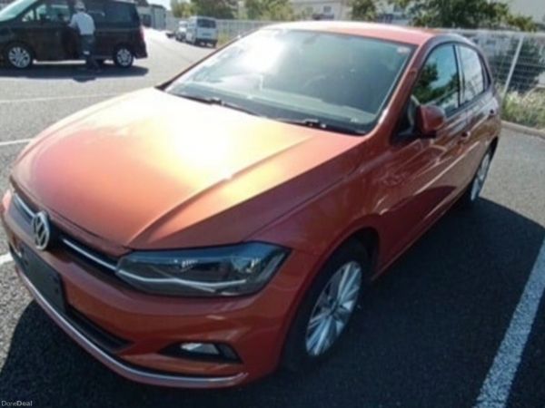 Volkswagen Polo Hatchback, Petrol, 2019, Orange