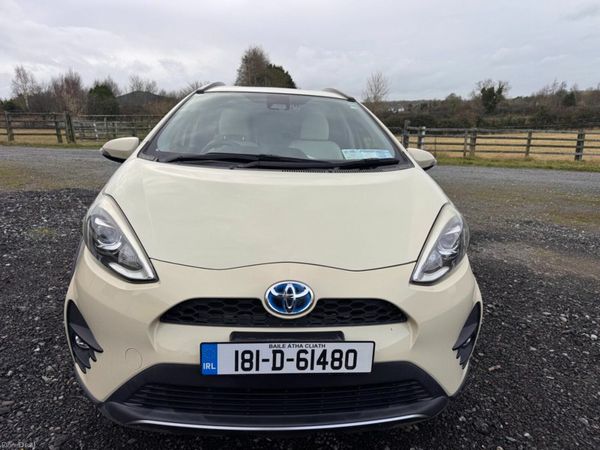 Toyota Aqua Hatchback, Petrol Hybrid, 2018, Beige