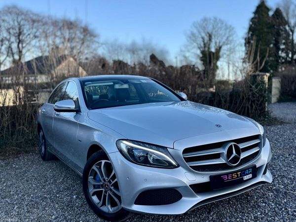 Mercedes-Benz C-Class Saloon, Petrol Plug-in Hybrid, 2017, Silver