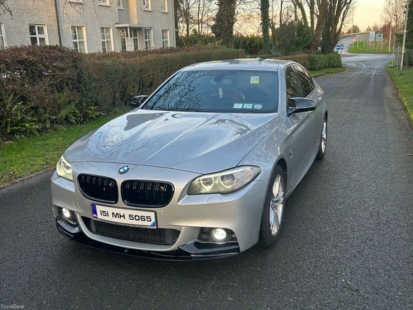 BMW 5-Series Saloon, Diesel, 2015, Silver