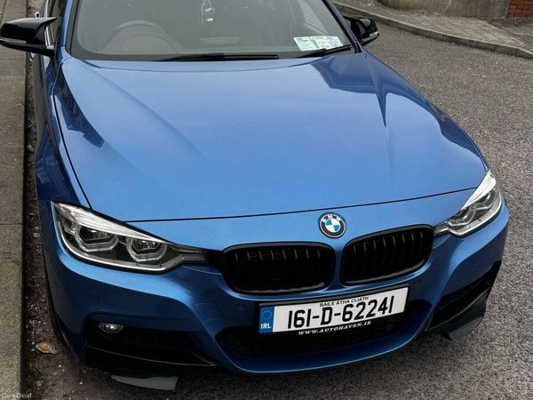 BMW 3-Series Saloon, Petrol Plug-in Hybrid, 2016, Blue