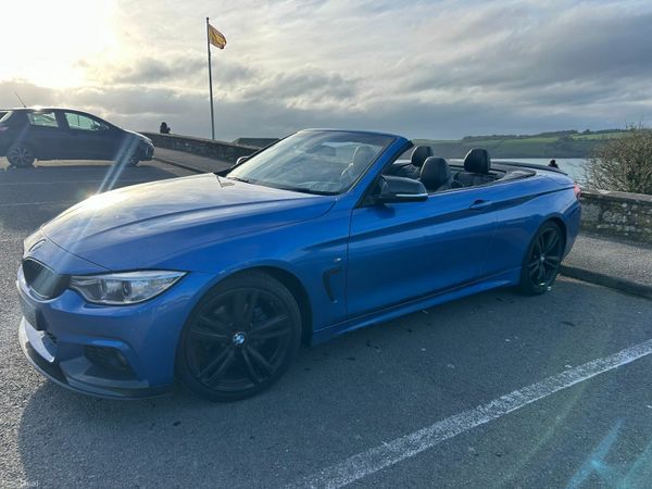 BMW 4-Series Convertible, Diesel, 2014, Blue