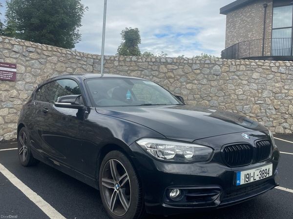 BMW 1-Series Hatchback, Petrol, 2019, Black