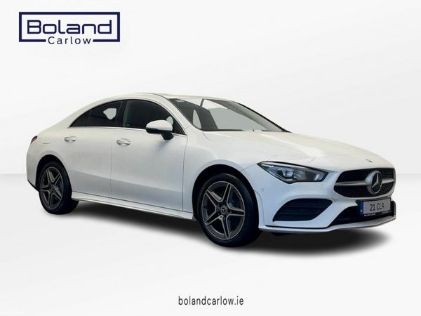 Mercedes-Benz CLA Coupe, Petrol Hybrid, 2021, White