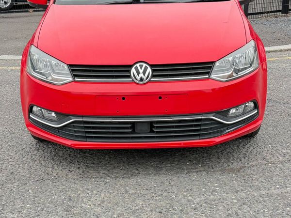 Volkswagen Polo Hatchback, Petrol, 2016, Red