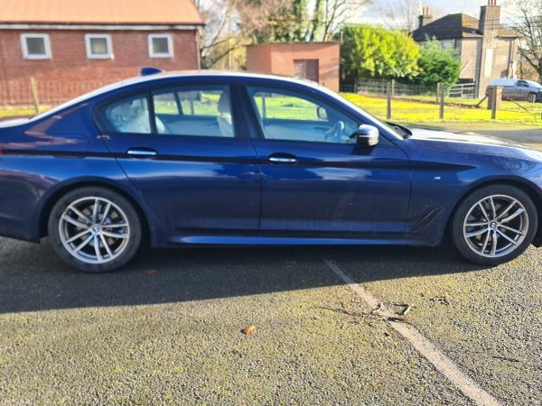 BMW 5-Series Saloon, Diesel, 2017, Blue