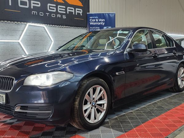 BMW 5-Series Saloon, Diesel, 2014, Blue