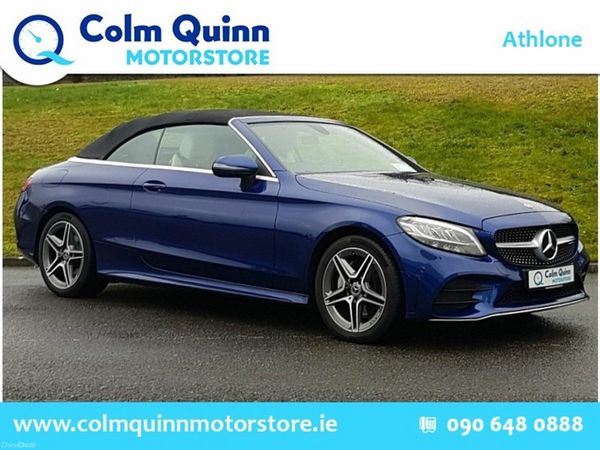 Mercedes-Benz C-Class Convertible, Petrol Hybrid, 2019, Blue