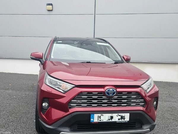 Toyota RAV4 SUV, Petrol Plug-in Hybrid, 2019, Red