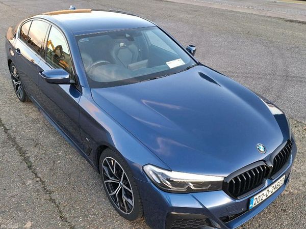 BMW 5-Series Saloon, Diesel, 2020, Blue