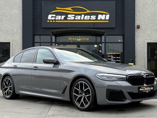 BMW 5-Series Saloon, Diesel Hybrid, 2021, Grey