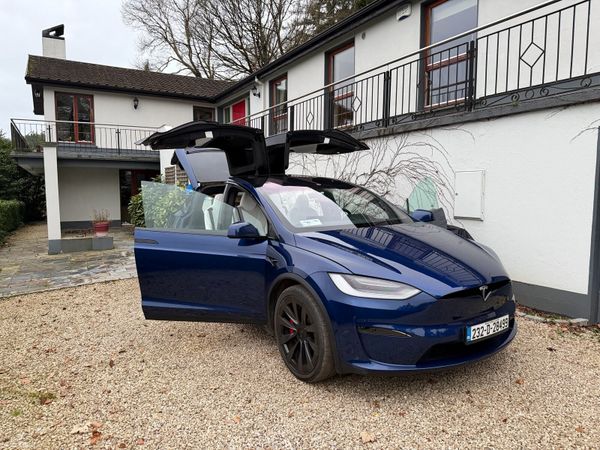 Tesla Model X MPV, Electric, 2023, Blue