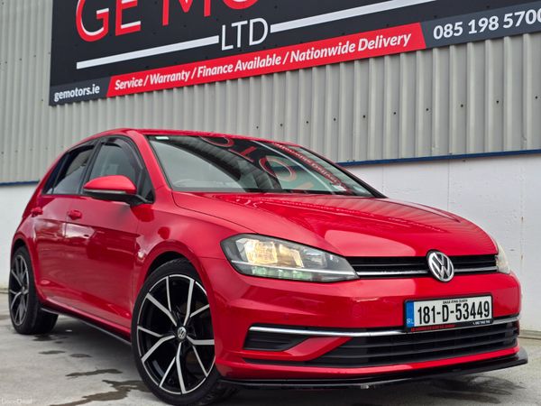 Volkswagen Golf Hatchback, Diesel, 2018, Red