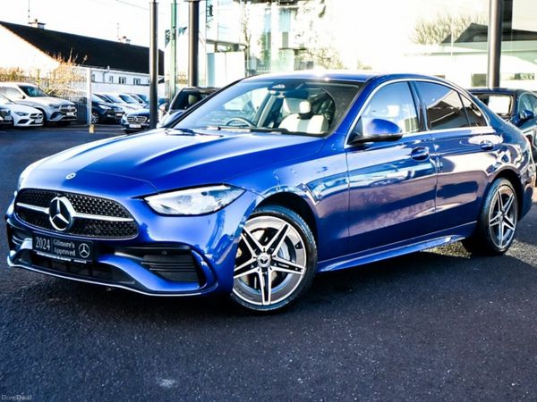 Mercedes-Benz C-Class Saloon, Petrol Plug-in Hybrid, 2024, Blue