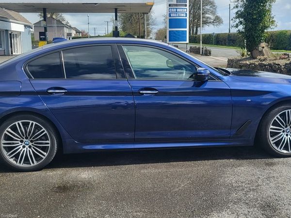BMW 5-Series Saloon, Diesel, 2017, Blue