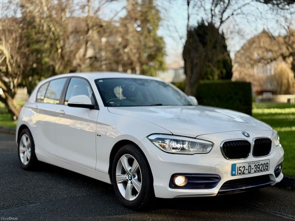BMW 1-Series Hatchback, Petrol, 2015, White