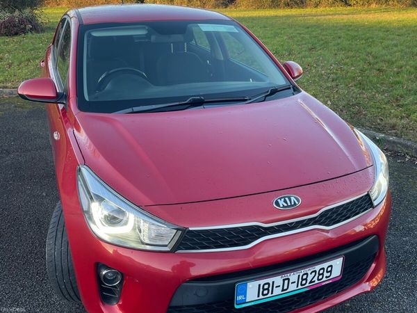 Kia Rio Hatchback, Diesel, 2018, Red