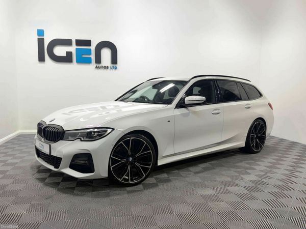 BMW 3-Series Estate, Diesel Hybrid, 2021, White