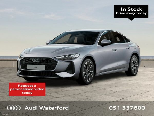 Audi A5 Saloon, Petrol Hybrid, 2026, Silver