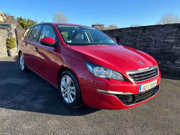 Peugeot 308 Estate, Diesel, 2014, Red