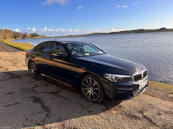 BMW 5-Series Saloon, Petrol Plug-in Hybrid, 2018, Black