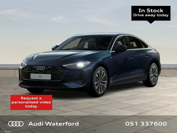 Audi A5 Saloon, Petrol Hybrid, 2026, Blue