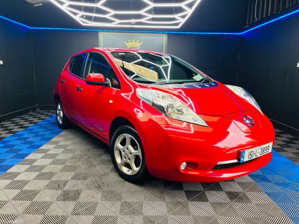 Nissan Leaf Hatchback, Electric, 2015, Red