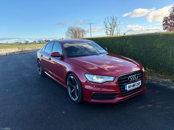 Audi A6 Saloon, Diesel, 2014, Red