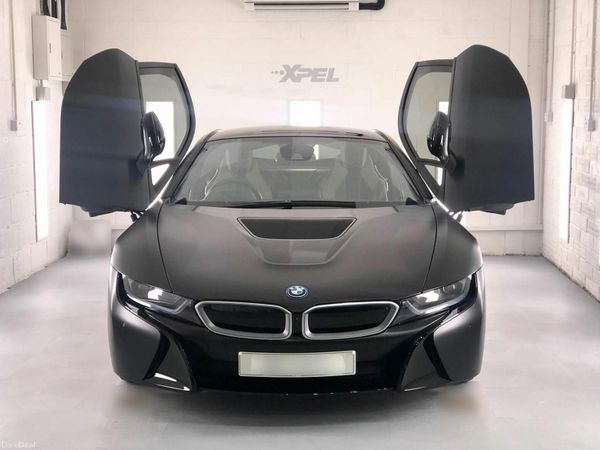BMW i8 Coupe, Petrol Plug-in Hybrid, 2017, Black