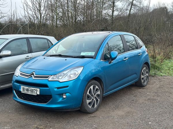 Citroen C3 Hatchback, Petrol, 2016, Blue