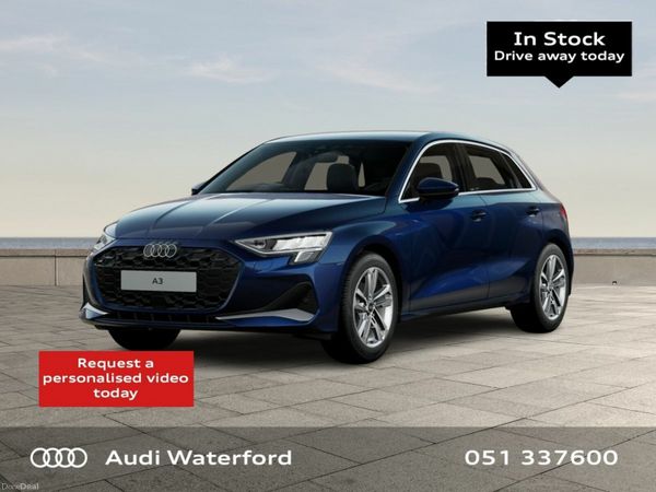 Audi A3 Hatchback, Petrol, 2026, Blue