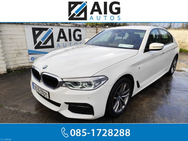 BMW 5-Series Saloon, Diesel, 2017, White
