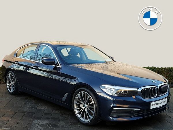 BMW 5-Series Saloon, Diesel, 2017, Blue