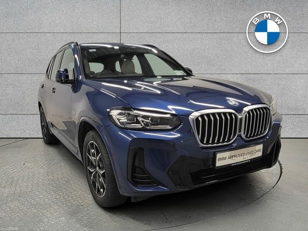 BMW X3 SUV, Petrol Plug-in Hybrid, 2022, Blue