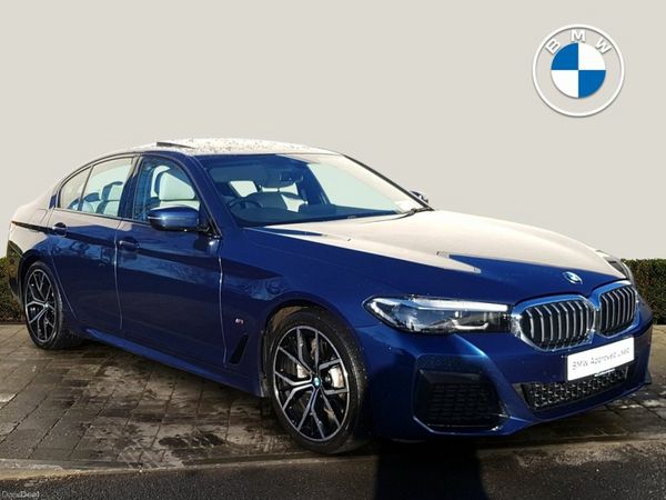 BMW 5-Series Saloon, Diesel, 2023, Blue
