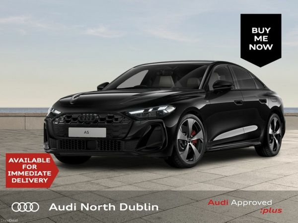 Audi A5 Saloon, Petrol Plug-in Hybrid, 2026, Black