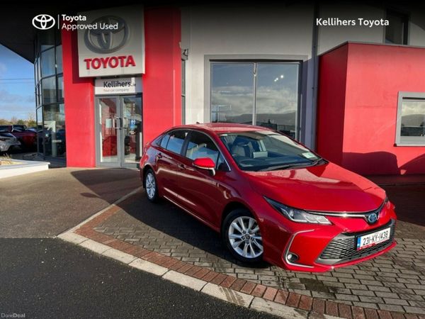 Toyota Corolla Saloon, Petrol Hybrid, 2023, Red