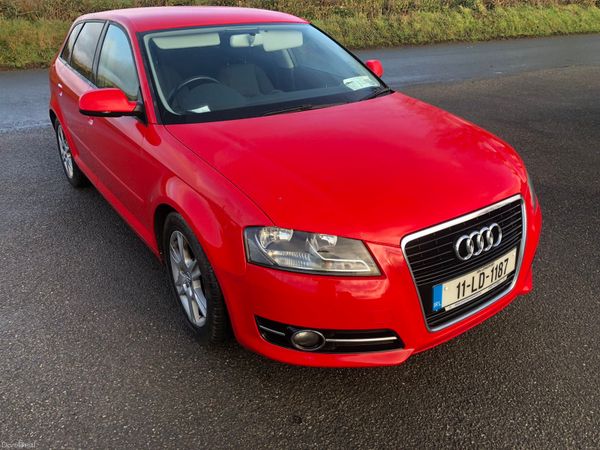 Audi A3 Hatchback, Diesel, 2011, Red