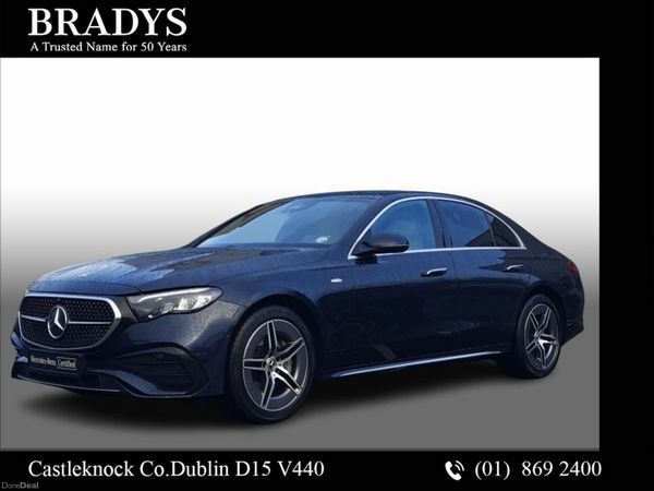 Mercedes-Benz E-Class Saloon, Diesel Plug-in Hybrid, 2025, Blue