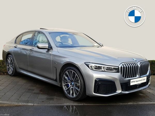BMW 7-Series Saloon, Petrol Plug-in Hybrid, 2022, Grey