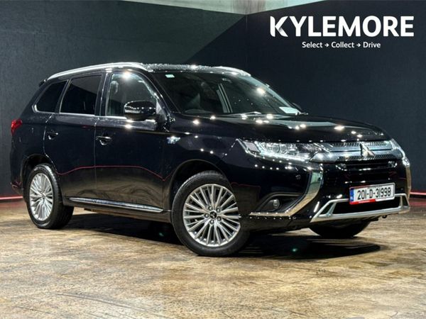 Mitsubishi Outlander SUV, Petrol Plug-in Hybrid, 2020, Black