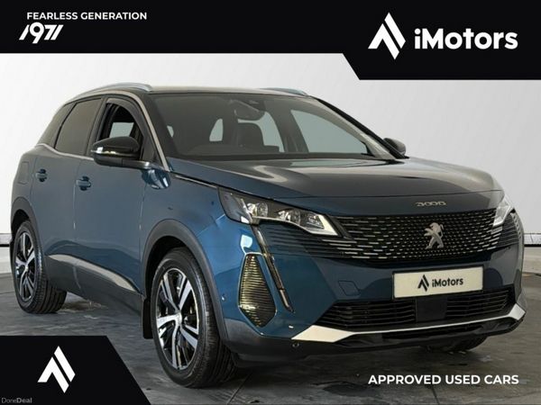 Peugeot 3008 SUV, Petrol Plug-in Hybrid, 2023, Blue