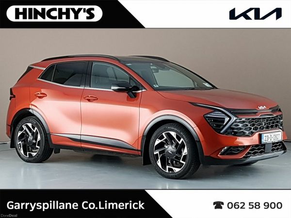 Kia Sportage SUV, Diesel Hybrid, 2023, Orange