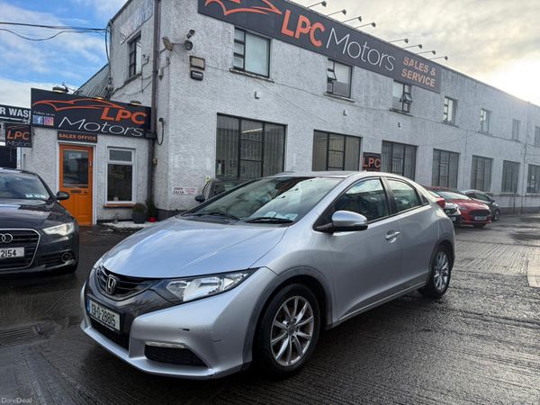 Honda Civic Hatchback, Petrol, 2013, Silver