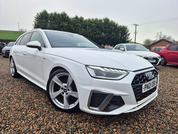 Audi A4 Estate, Diesel Hybrid, 2021, White