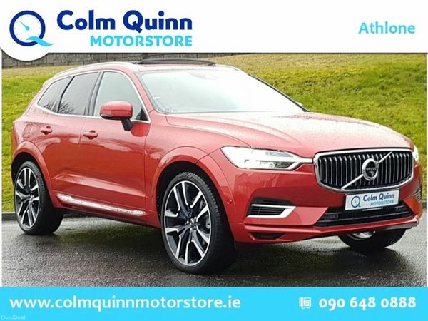 Volvo XC60 SUV, Petrol Plug-in Hybrid, 2021, Red