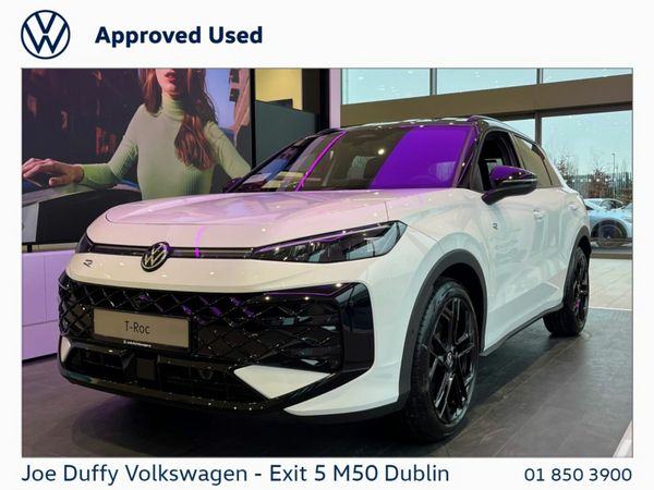 Volkswagen T-Roc SUV, Petrol Plug-in Hybrid, 2026, White