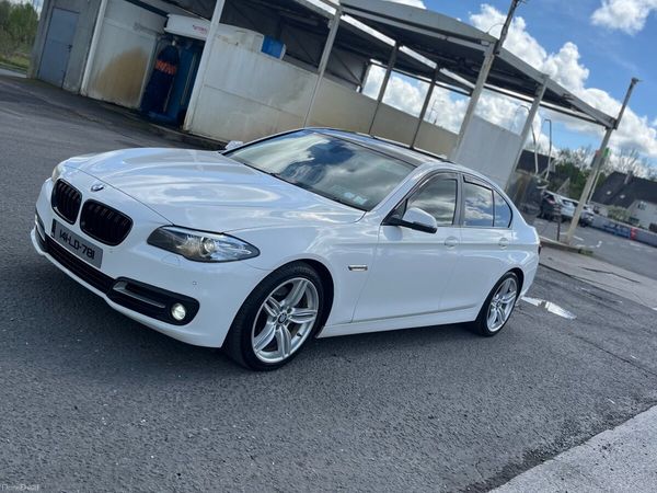 BMW 5-Series Saloon, Diesel, 2014, White