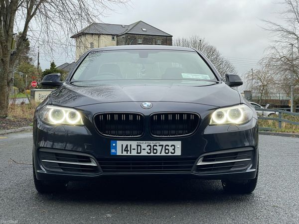 BMW 5-Series Saloon, Diesel, 2014, Blue