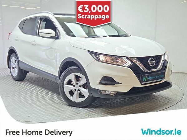 Nissan Qashqai MPV, Petrol, 2020, White